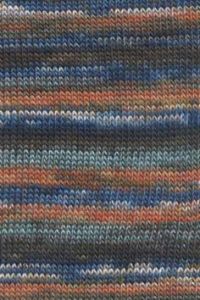 Lang Yarns Mille Colori 200 gr. (88) Petrol/bruin bij de Breiboerderij