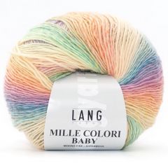 Lang Yarns Mille Colori Baby (56) Oranje/groen/blauw bij de Breiboerderij