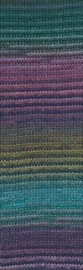 Lang Yarns Mille Colori Socks&Lace Luxe (151) Groen/Roze/Lila bij de Breiboerderij!