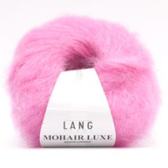 Lang Yarns Mohair Luxe (109) Roze bij de Breiboerderij