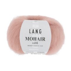 Lang Yarns Mohair Luxe (309) Licht Roze bij de Breiboerderij