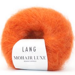 Lang Yarns Mohair Luxe (75) Oranje bij de Breiboerderij