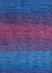 Lang Yarns Mohair Luxe Color (06) Blauw/Pink bij de Breiboerderij