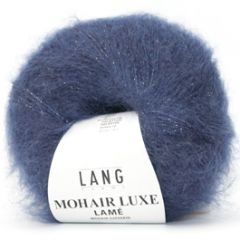 Lang Yarns Mohair Luxe Lamé 10 Blauw bij de Breiboerderij