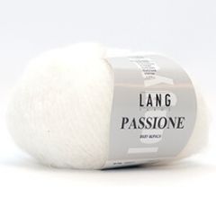 Lang Yarns Passione (01) Wit bij de Breiboerderij
