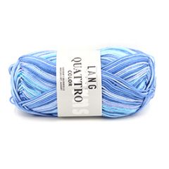 Lang Yarns Quattro Color (10) Blauw/Paars bij de Breiboerderij!