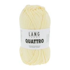 Lang Yarns Quattro (213) Bleek Geel bij de Breiboerderij