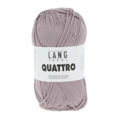 Lang Yarns Quattro (248) Vergrijsd Roze bij de Breiboerderij