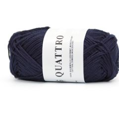 Lang Yarns Quattro (25) Donkerblauw bij de Breiboerderij