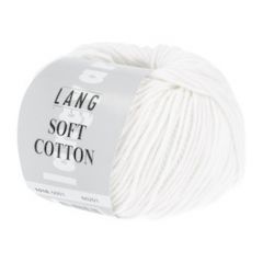 Lang Yarns Soft Cotton (01) Wit bij de Breiboerderij