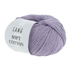 Lang Yarns Soft Cotton (45) Lila bij de Breiboerderij