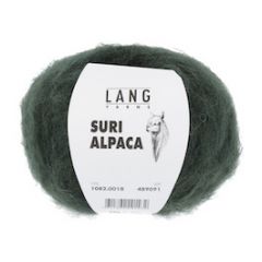 Lang Yarns Suri Alpaca (18) Donkergroen bij de Breiboerderij