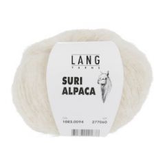 Lang Yarns Suri Alpaca (94) Ecru bij de Breiboerderij