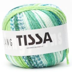Lang Yarns Tissa Color (218) Groen Stripe bij de Breiboerderij