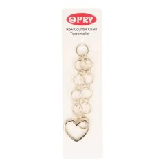 Opry Toerenteller Ketting met Hartje  - goudkleurig