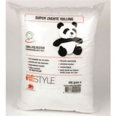Panda kussenvulling fiberfill 250 gram bij de Breiboerderij