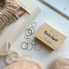 PetiteKnit - Ronde Stekenmarkeerders - 50 stuks - 3 maten bij de Breiboerderij                            