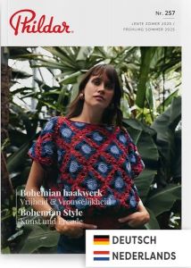Catalogus Phildar nr. 257 - Bohemian Haakwerk -  (NL) bij de Breiboerderij                            
