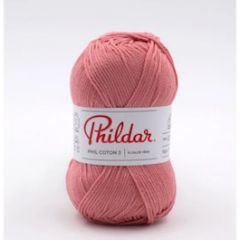 Phildar Phil Coton 3 Buvard - oud roze 