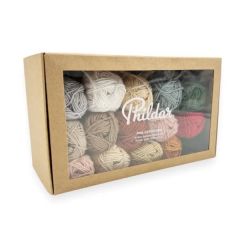Phildar Coton 3 mini-bolletjes 20 x 25 gram (naturel) bij de Breiboerderij                            