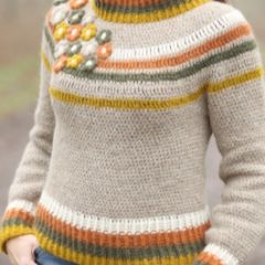 Haakpatroon Princess Garden Sweater bij de Breiboerderij                          