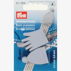 Prym puntenbeschermers - 3 - 3,5 mm - grijs bij de Breiboerderij                            