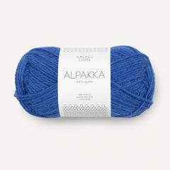 Sandnes Garn Alpakka (5845) Dazzling Blue bij de Breiboerderij                            