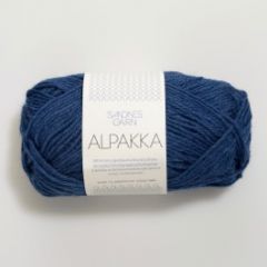 Sandnes Garn Alpakka (6063) Inkt Blauw bij de Breiboerderij