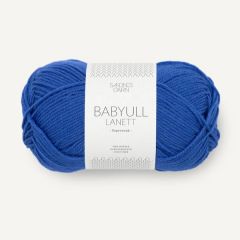 Sandnes Garn Babyull Lanett (5845) Dazzling Blue  bij de Breiboerderij                            