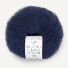 Sandnes Garn BALLERINA CHUNKY MOHAIR (5581) Diep Marine bij de Breiboerderij                            