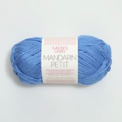 Sandnes Garn Mandarin Petit (6015) Blauw bij de Breiboerderij