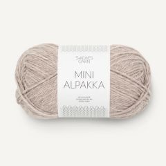 Sandnes Garn Mini Alpakka (2650) Grijs Beige bij de Breiboerderij                               
