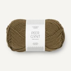 Sandnes Garn Peer Gynt (9873) Dark Olive bij de Breiboerderij                            