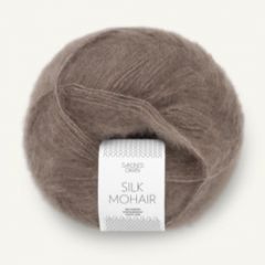 Sandnes Garn Silk Mohair (8521) Vergrijsd Lichtgroen bij de Breiboerderij