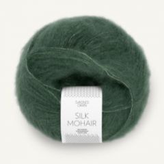 Sandnes Garn Silk Mohair (8581) Diep Mos Groen bij de Breiboerderij