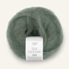 Sandnes Garn Silk Mohair (9071) Vergrijsd Olijf bij de Breiboerderij
