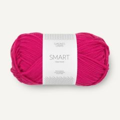Sandnes Garn Smart Superwash (4600) Jazzy Pink bij de Breiboerderij                            