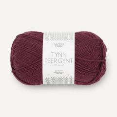 Sandnes Garn Tynn Peer Gynt (4372) Diep Bordeaux bij de Breiboerderij                            