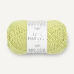  Sandnes Garn Tynn Peer Gynt (9523) Lime Punch bij de Breiboerderij                           
