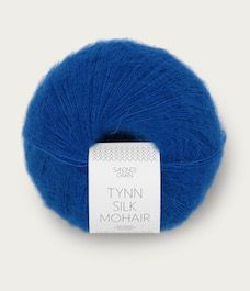 Sandnes Garn Tynn Silk Mohair (6046) Vrolijk Blauw bij de Breiboerderij