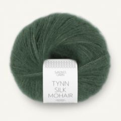 Sandnes Garn Tynn Silk Mohair (8581) Diep Mos Groen  bij de Breiboerderij