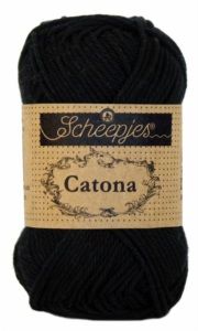 Scheepjes Catona 25 (110) Zwart