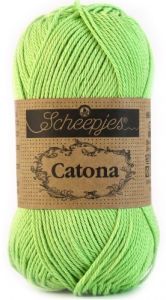 Scheepjes Catona 25 (513) Apple Green bij de Breiboerderij