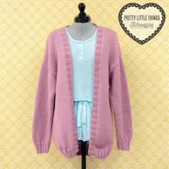 Breipakket Lazy Sunday Chunky Cardigan met Scheepjes Truly Scrumptious (incl. patroon) bij de Breiboerderij                            