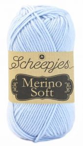 Scheepjes Merino Soft (610) Turner Ijsblauw bij de Breiboerderij