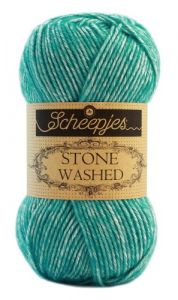 Scheepjes Stonewashed (824) Turquoise bij de Breiboerderij