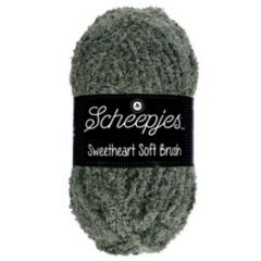 Scheepjes Sweetheart Soft Brush (527) Zwart/Grijs bij de Breiboerderij