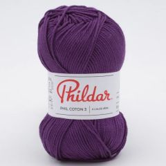  Phildar Phil Coton 3 Raisin bij de Breiboerderij                           