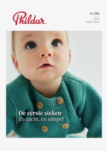 Catalogus Phildar nr. 254 - EERSTE STEKEN - Baby Breiboek (NL) bij de Breiboerderij                            