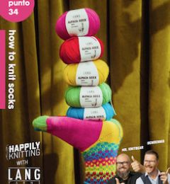 Lang Yarns Punto 34 How to Knit Socks - Dendennis en Mr. Knitbear